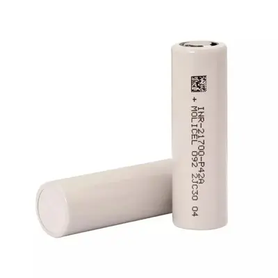 Molicel INR21700-P42A – 4000 mAh Li-ion Şarjlı Pil – 45A